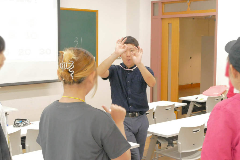 体験授業「手話」