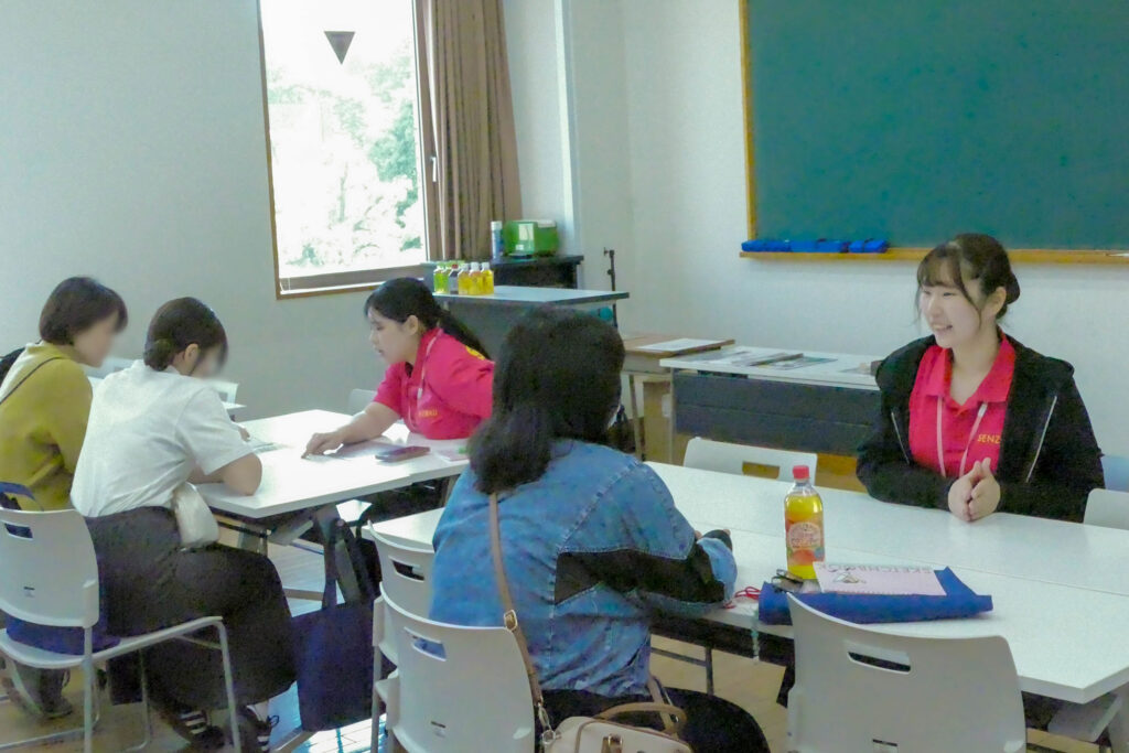 在学生とのフリートーク
